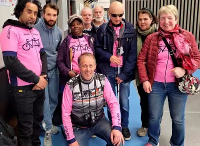photo de l'équipe de la Staarp avec Romain Cannone